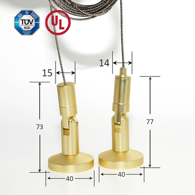 Messing Hanging Kit Display System voor Billboard/Artwork Hanging Display