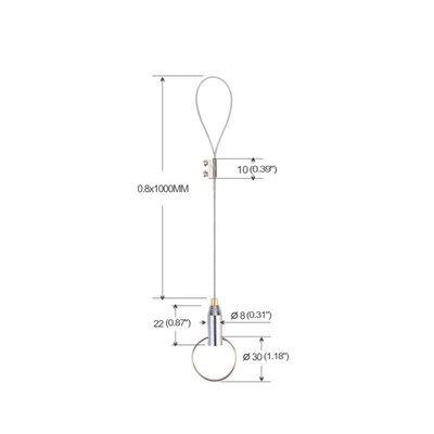 Van de de Draadkabel van de bloempot de Hangende Opschorting Kit Fork Type Indoor yw-86022