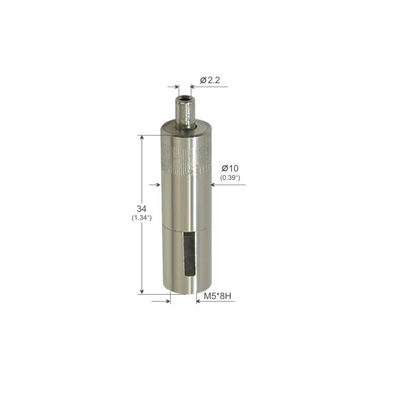 Metalen kabelsluiting Messingkabelgrijper Nickelgeplatte 1,5 mm diameter draad touw voor hangsysteem