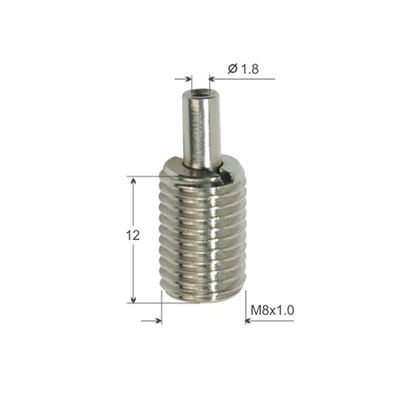 Inrichtingstapelgrippers 20 mm draadlengte in individuele of bulkverpakkingen