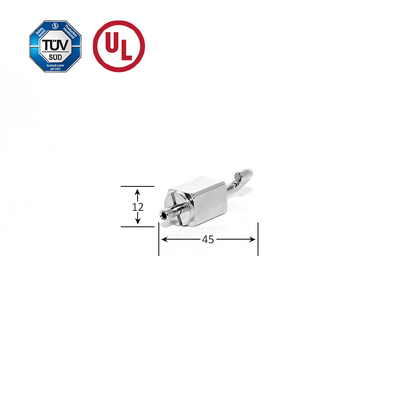 Kwadraat slot met J-type haak kabelgrijper met nikkelplating