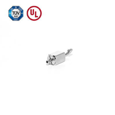 Kwadraat slot met J-type haak kabelgrijper met nikkelplating