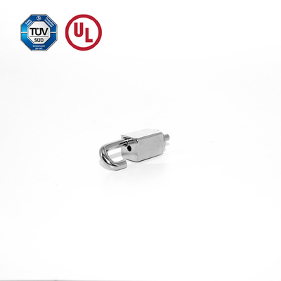 Kwadraat slot met J-type haak kabelgrijper met nikkelplating