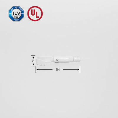J Hook kabelgripper met witte verf Cusomized Legging Accessoire met Safety Cap