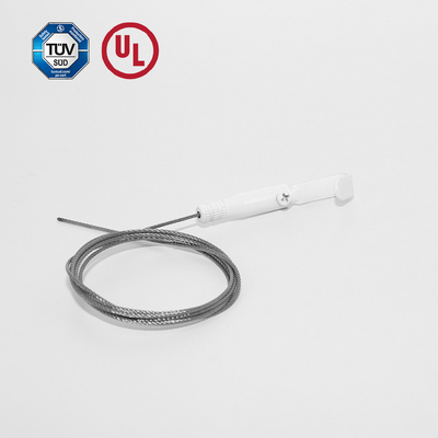 J Hook kabelgripper met witte verf Cusomized Legging Accessoire met Safety Cap