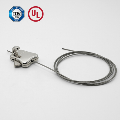 Zink legering kabel grijper voor verstelbare en beeld / kunst hangende display