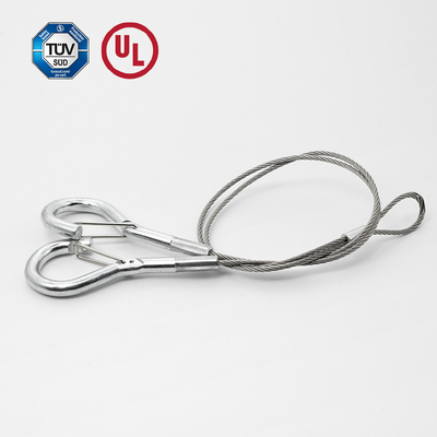 Y-type veiligheidskabel met veerhoek voor hangsysteem accessoire van ophanging licht veilig lading 10 kg verkoop eenheid enkel item