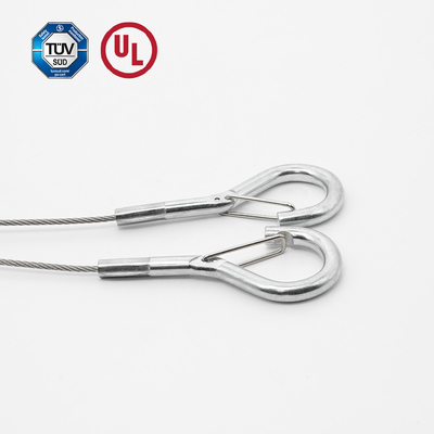 Y-type veiligheidskabel met veerhoek voor hangsysteem accessoire van ophanging licht veilig lading 10 kg verkoop eenheid enkel item