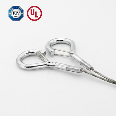 Y-type veiligheidskabel met veerhoek voor hangsysteem accessoire van ophanging licht veilig lading 10 kg verkoop eenheid enkel item