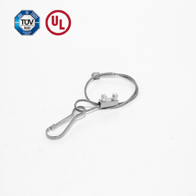 Aanpassing gegalvaniseerd staaldraad touw Sling draad touw duim veilig lading van 10 kg