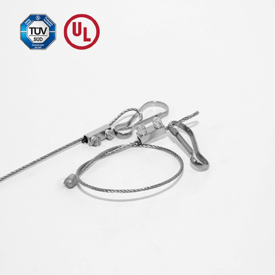 Aanpassing gegalvaniseerd staaldraad touw Sling draad touw duim veilig lading van 10 kg