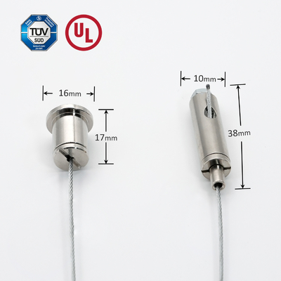 Hangsysteem voor LED-kabelgrijper met mannelijke schroef