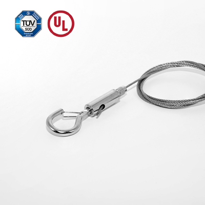Zelfvergrendelend veerhoekkabelgripper met veiligheidshok ophanglamp accessoire